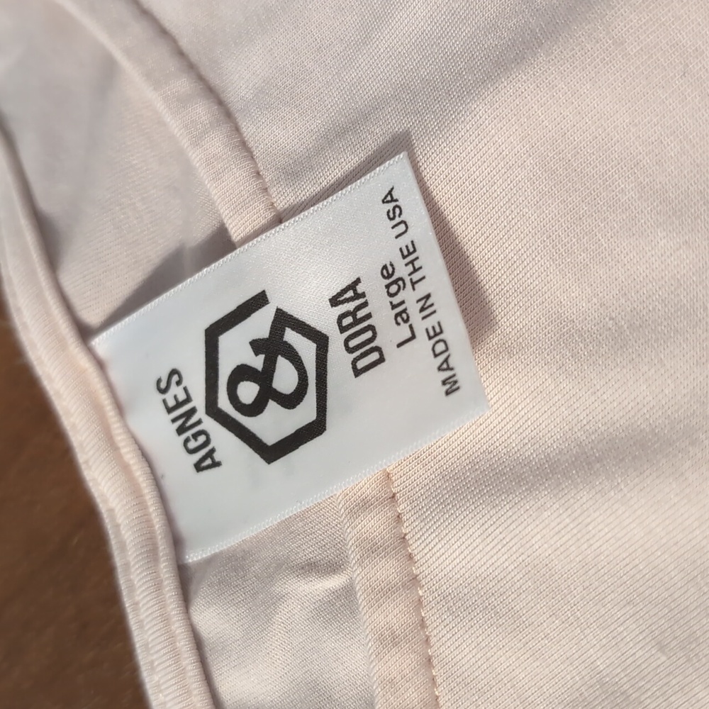 AGNES & DORA Boutique Bought Swing Dress w/ Bottom Ruffle Summer Mini - Picture 9 of 10